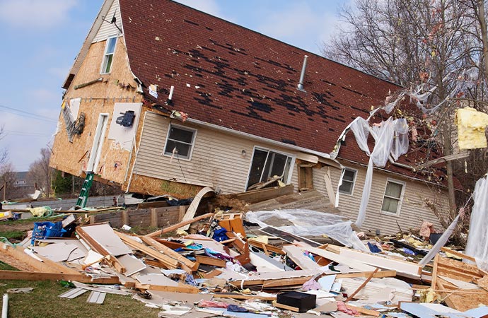 Property disaster damage restoration